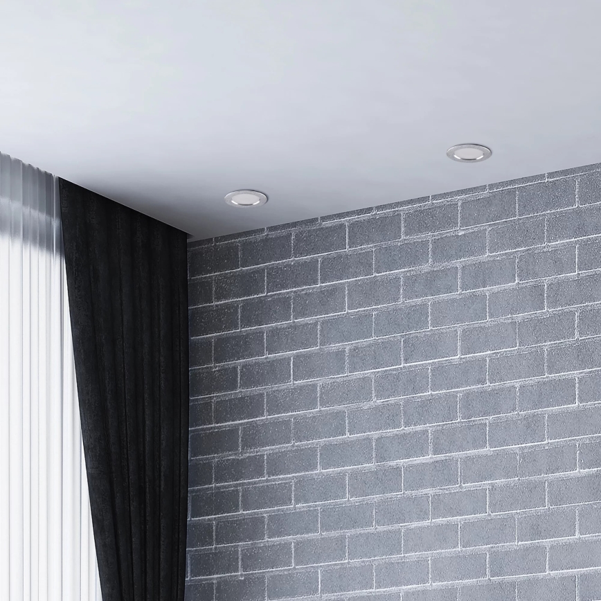 LED Ugradbena svjetiljka ZOE LED/4,8W/230V srebrna