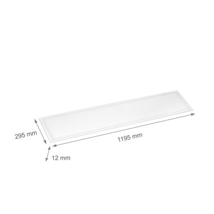 LED Ugradbeni panel ALGINE LED/32W/230V 120x30 cm 3000K