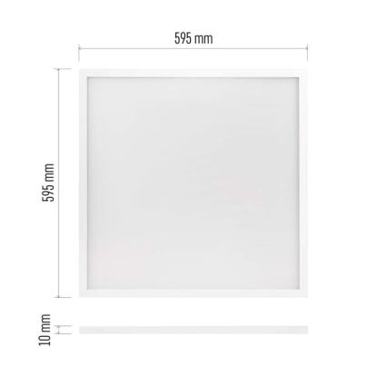 LED Ugradbeni panel PROXO LED/33W/230V 4000K 60x60 cm bijela