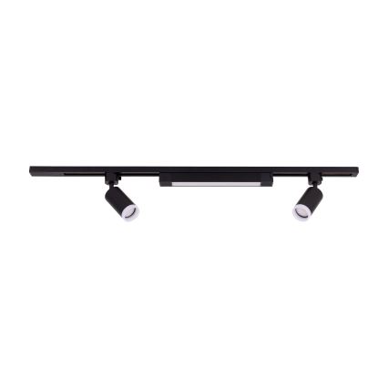 LED Ugradna lampica u TRACER sustavu 2xGU10/10W/230V + LED/20W 1 m crna