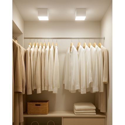 LED ugradna spot svjetiljka 5W/230V 3000/4000/6400K 7,5x7,5 cm bijela