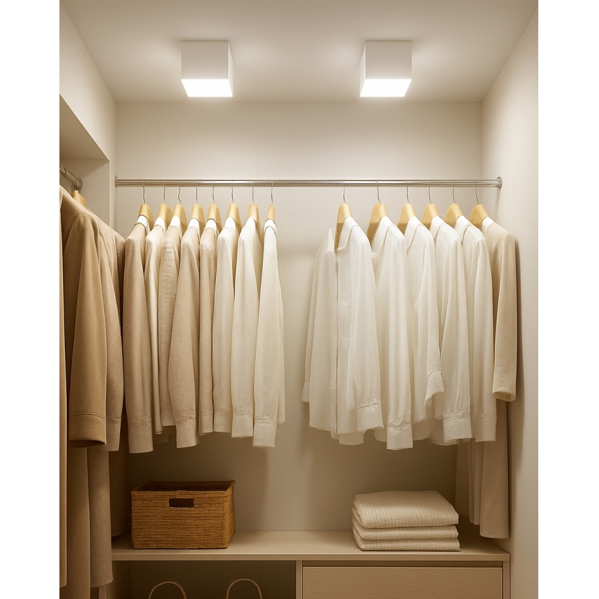 LED ugradna spot svjetiljka 5W/230V 3000/4000/6400K 7,5x7,5 cm bijela