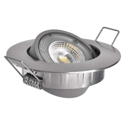 LED ugradna stropna svjetiljka EXCLUSIVE LED/5W/230V 3000 K srebrna