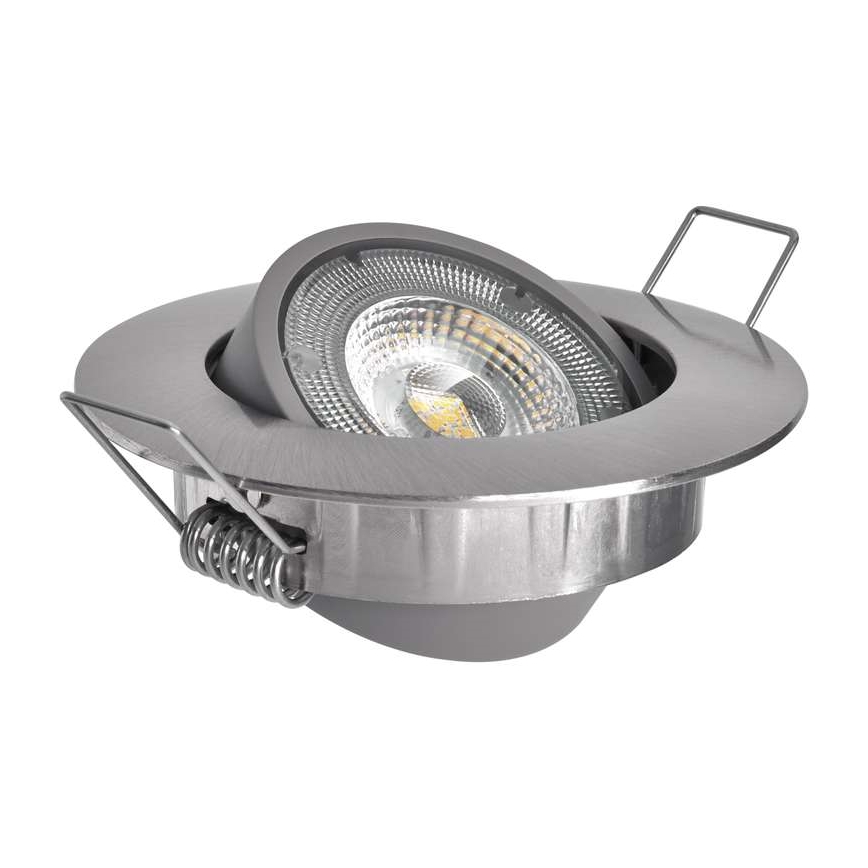 LED ugradna stropna svjetiljka EXCLUSIVE LED/5W/230V 3000 K srebrna