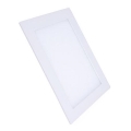 LED ugradna stropna svjetiljka LED/18W/230V 3000/4000/6000K 22,5x22,5 cm bijela