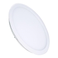 LED ugradna stropna svjetiljka LED/24W/230V 3000/4000/6000K Ø 30 cm bijela