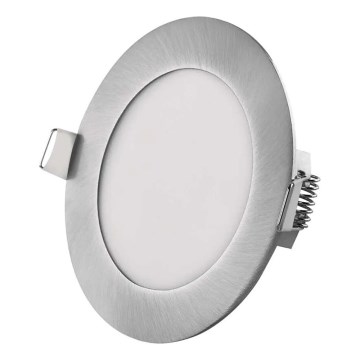 LED ugradna stropna svjetiljka NEXXO LED/7W/230V 3000/3500/4000K srebrna Ø 12 cm