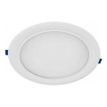 LED ugradna stropna svjetiljka SIGARO LED/18W/230V 3000/4000/6500K Ø 22 cm bijela
