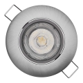 LED ugradna svjetiljka EXCLUSIVE LED/5W/230V 4000 K srebrna