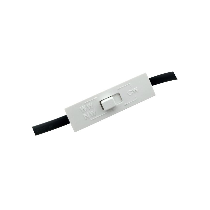 LED ugradna svjetiljka LED/10W/230V 3000/4000/6400K promjer 12 cm crna