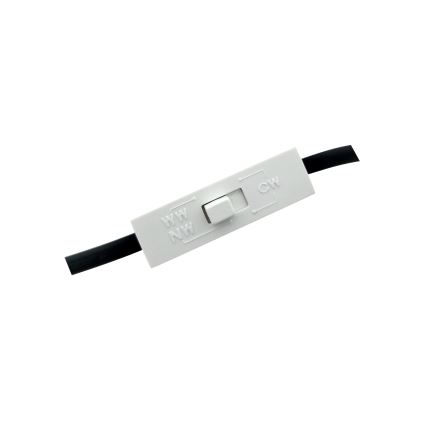 LED ugradna svjetiljka LED/5W/230V 3000/4000/6400K 7,5x7,5 cm crna