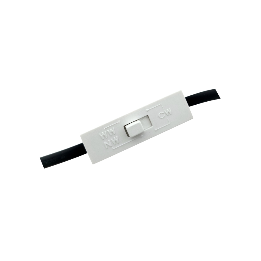 LED ugradna svjetiljka LED/5W/230V 3000/4000/6400K 7,5x7,5 cm crna