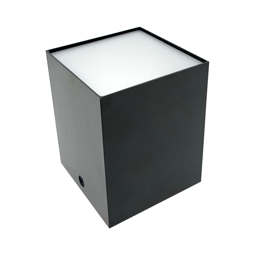 LED ugradna svjetiljka LED/5W/230V 3000/4000/6400K 7,5x7,5 cm crna