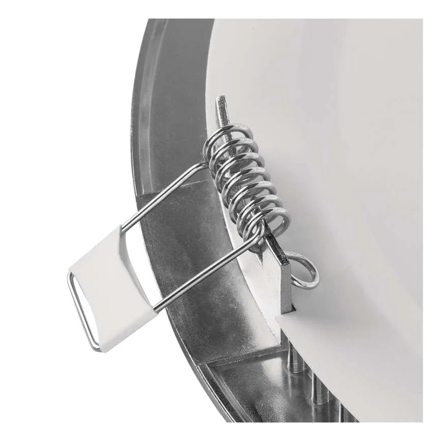 LED ugradna svjetiljka NEXXO LED/12,5W/230V 3000/3500/4000K srebrna, promjer 17 cm