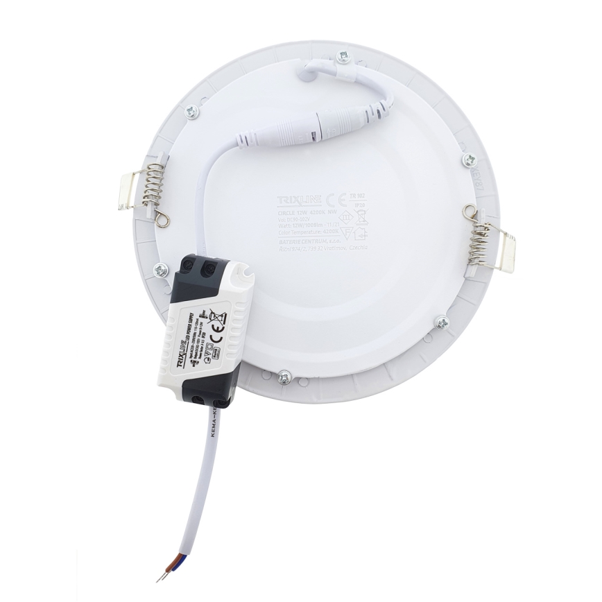 LED Ugradna svjetiljka ROUND LED/12W/230V 4200K
