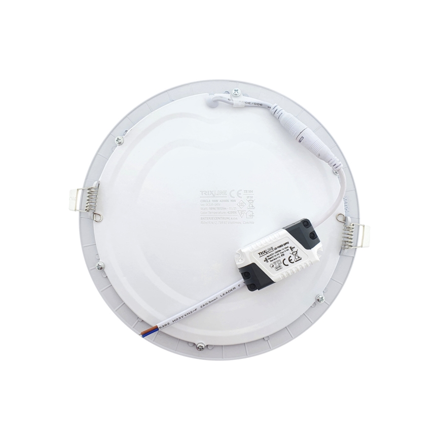 LED Ugradna svjetiljka ROUND LED/18W/230V 4200K