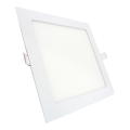 LED Ugradna svjetiljka SQUARE LED/12W/230V 2700K