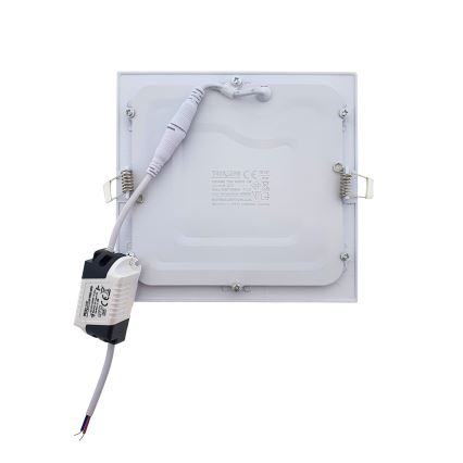 LED Ugradna svjetiljka SQUARE LED/12W/230V 6500K
