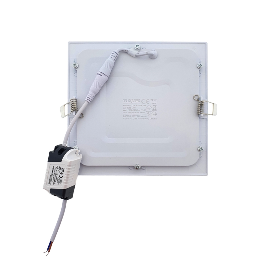 LED Ugradna svjetiljka SQUARE LED/12W/230V 6500K