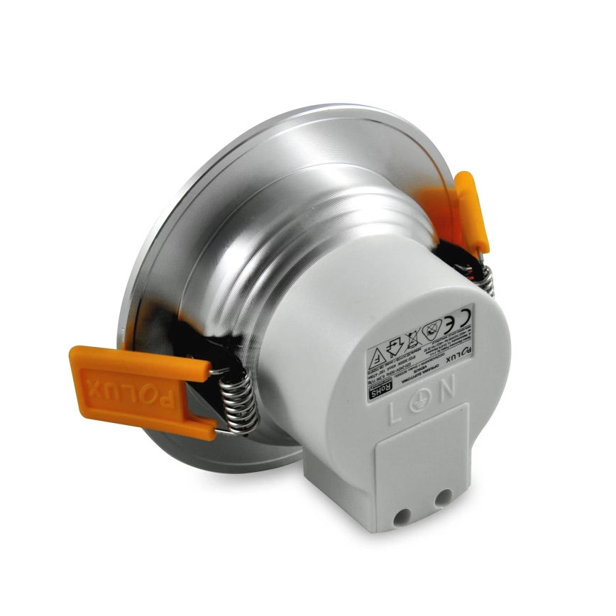 LED Ugradna svjetiljka VENUS LED/7W/230V srebrna okruglo