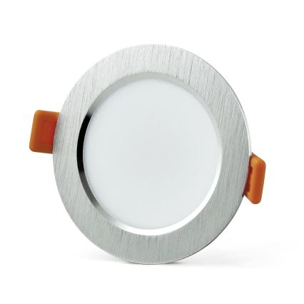 LED Ugradna svjetiljka VENUS LED/7W/230V srebrna okruglo