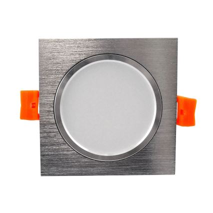 LED Ugradna svjetiljka VENUS LED/7W/230V srebrna uglate