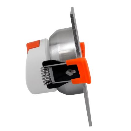 LED Ugradna svjetiljka VENUS LED/7W/230V srebrna uglate
