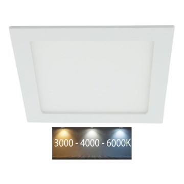 LED Ugradna svjetiljka za kupaonicu LED/24W/230V 3000/4000/6000K IP44