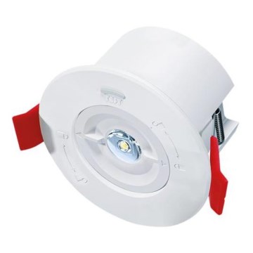 LED ugradna svjetiljka za nuždu LED/1,5W/230V 1800 mAh