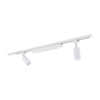 LED Ugradna svjetla u sustavu TRACER 2xGU10/10W/230V + LED/20W 1 m bijela