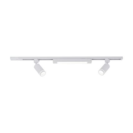 LED Ugradna svjetla u sustavu TRACER 2xGU10/10W/230V + LED/20W 1 m bijela