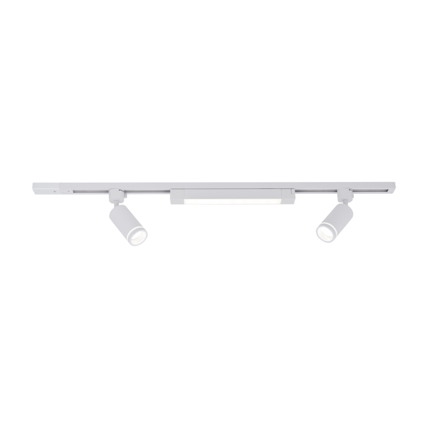 LED Ugradna svjetla u sustavu TRACER 2xGU10/10W/230V + LED/20W 1 m bijela