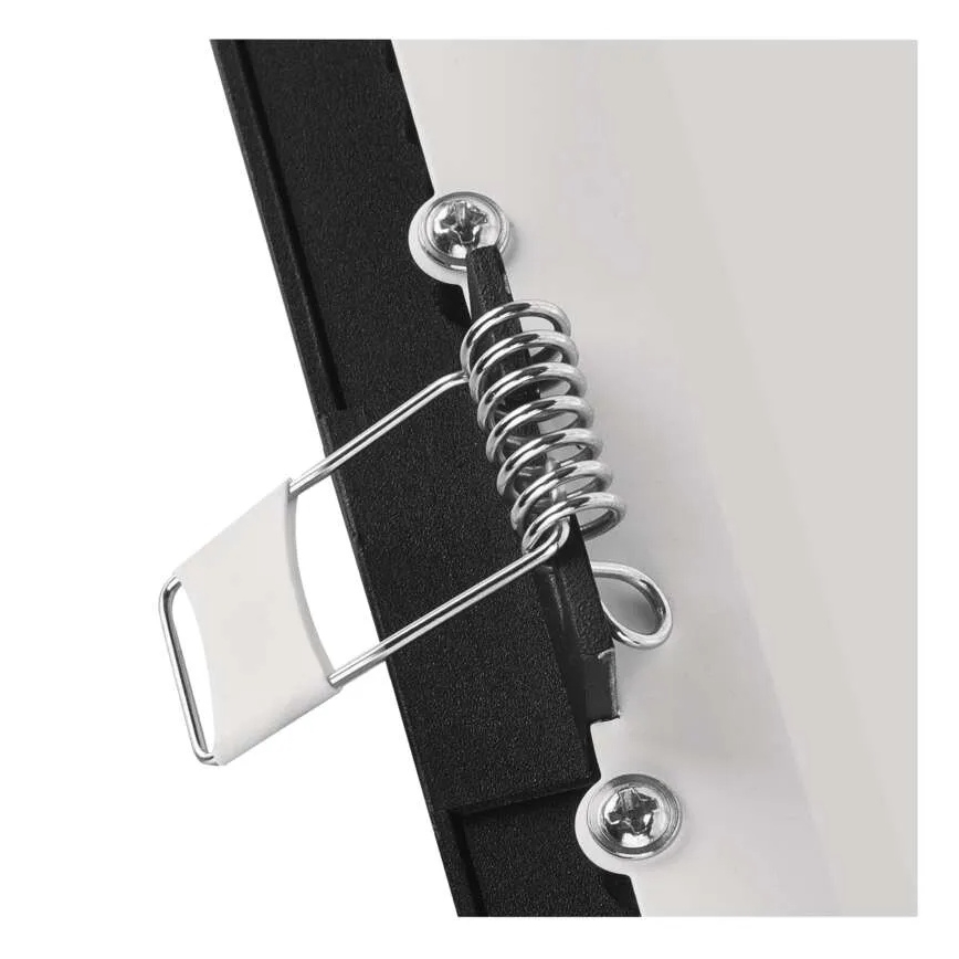 LED ugradno stropno svjetlo NEXXO LED/18W/230V 3000/3500/4000K crno 22,5 x 22,5 cm