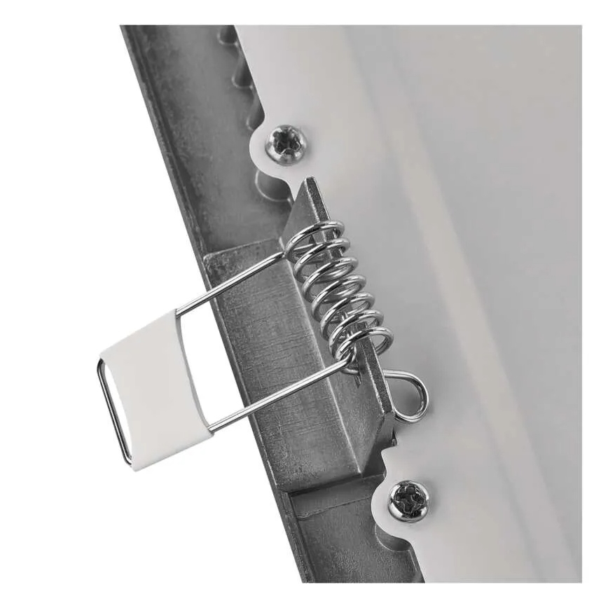 LED ugradno stropno svjetlo NEXXO LED/7W/230V 3000/3500/4000K srebrno 12x12 cm