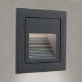 LED Ugrađena svjetiljka LORO LED/2W/230V IP65 antracit