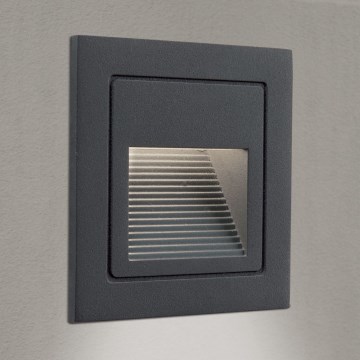 LED Ugrađena svjetiljka LORO LED/2W/230V IP65 antracit