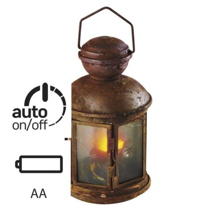 LED Ukrasni fenjer VINTAGE 1xLED/1,5W/3xAA