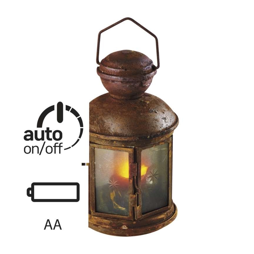 LED Ukrasni fenjer VINTAGE 1xLED/1,5W/3xAA