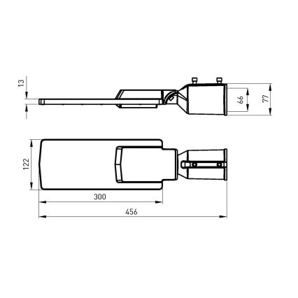 LED Ulična svjetiljka BOSTON LED/35W/230V IP65