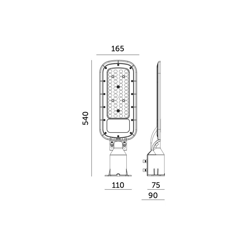 LED ulična svjetiljka BRELUXO LED/150W/230V 4000K IP65