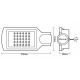 LED Ulična svjetiljka LED/30W/170-400V IP65