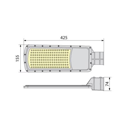 LED ulična svjetiljka NOVUM PLUS LED/100W/230V IP65 4000K