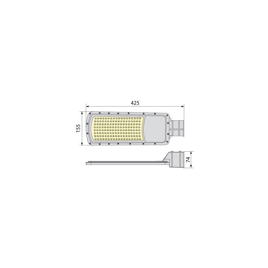 LED ulična svjetiljka NOVUM PLUS LED/100W/230V IP65 4000K