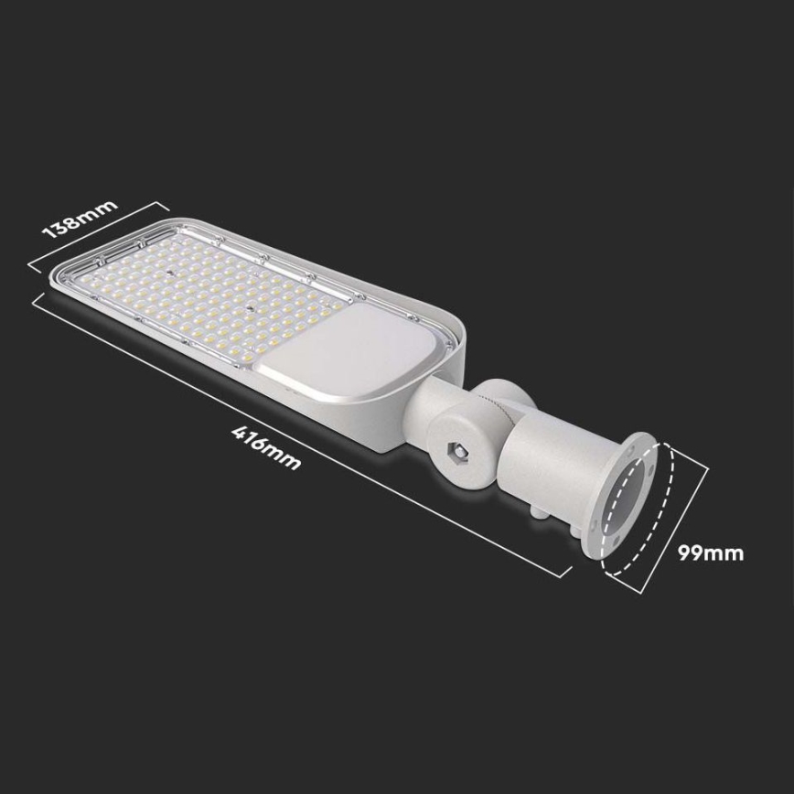 LED Ulična svjetiljka sa senzorom SAMSUNG CHIP LED/30W/230V 6500K IP65