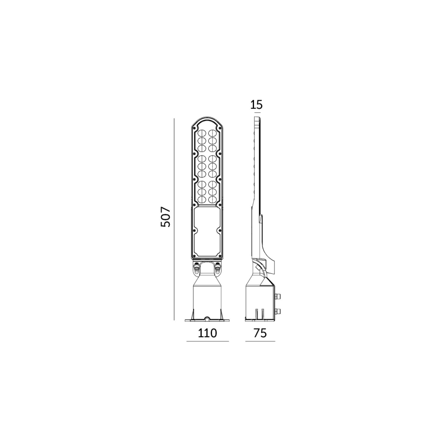 LED Ulična svjetiljka sa senzorom za dan/noć CYOTO LED/50W/230V IP65 4000K