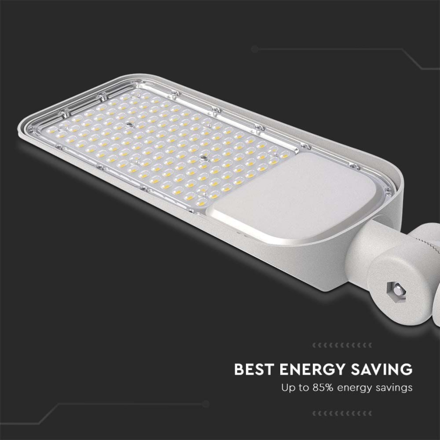 LED Ulična svjetiljka sa senzorom za dan/noć SAMSUNG CHIP LED/100W/230V 6500K IP65 siva