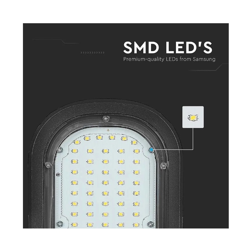 LED Ulična svjetiljka SAMSUNG CHIP LED/50W/230V 6400K IP65