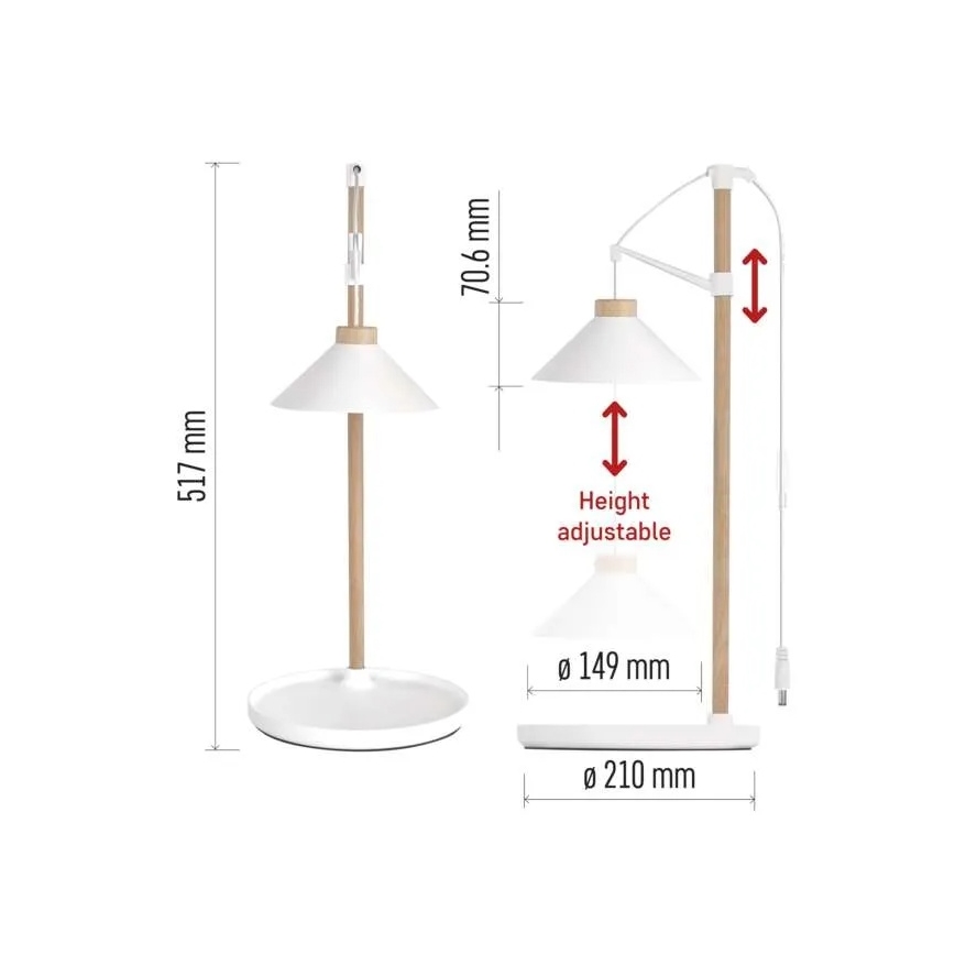 LED unutarnja svjetiljka za uzgoj biljaka GROW LED/7W/5V