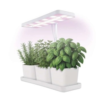 LED unutarnja svjetiljka za uzgoj biljaka GROW LED/7W/5V s mogućnošću prigušivanja