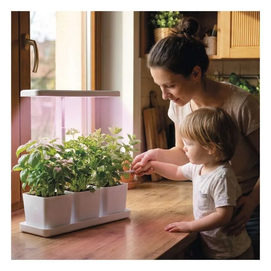 LED unutarnja svjetiljka za uzgoj biljaka GROW LED/7W/5V s mogućnošću prigušivanja